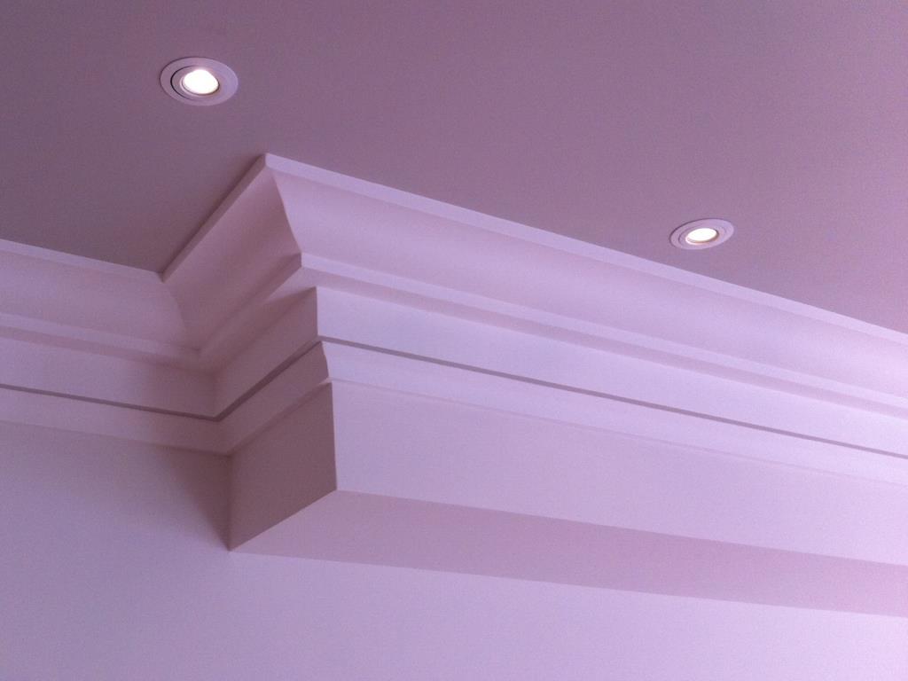 Photo - Contemporary plaster cornices created for a client in the Preston area